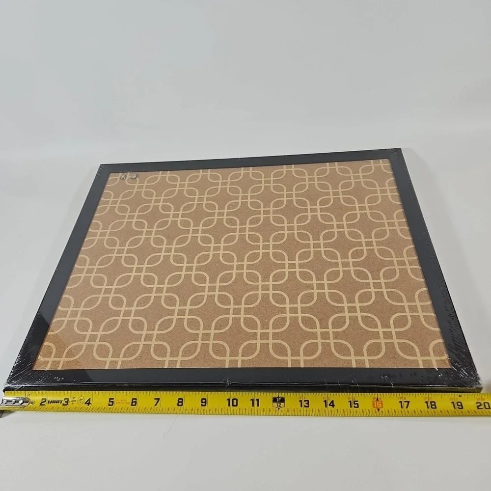 U Brands Rectangular‎ Solid Cork Bulletin Board, Wall Mount, 20